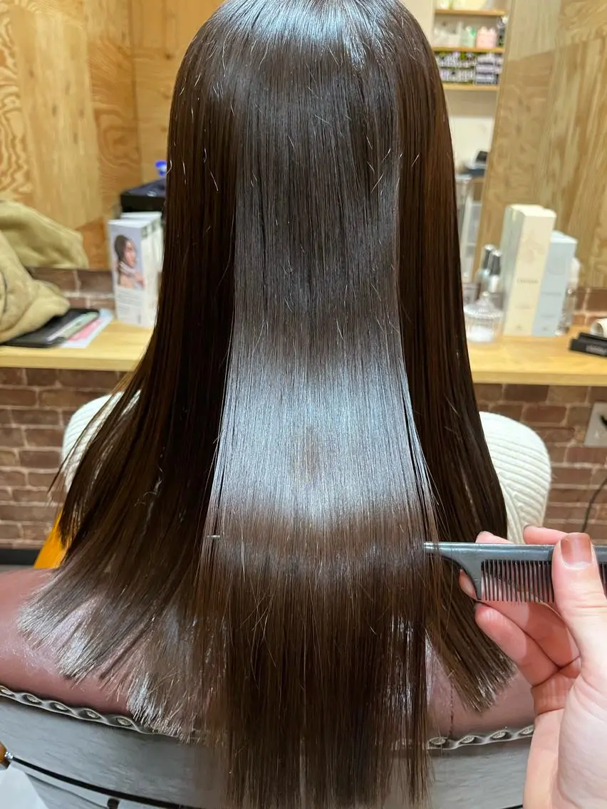 ロング 髪質改善 トリートメント 悩み解決×美髪再現性 ◎村上/店長のヘアスタイル