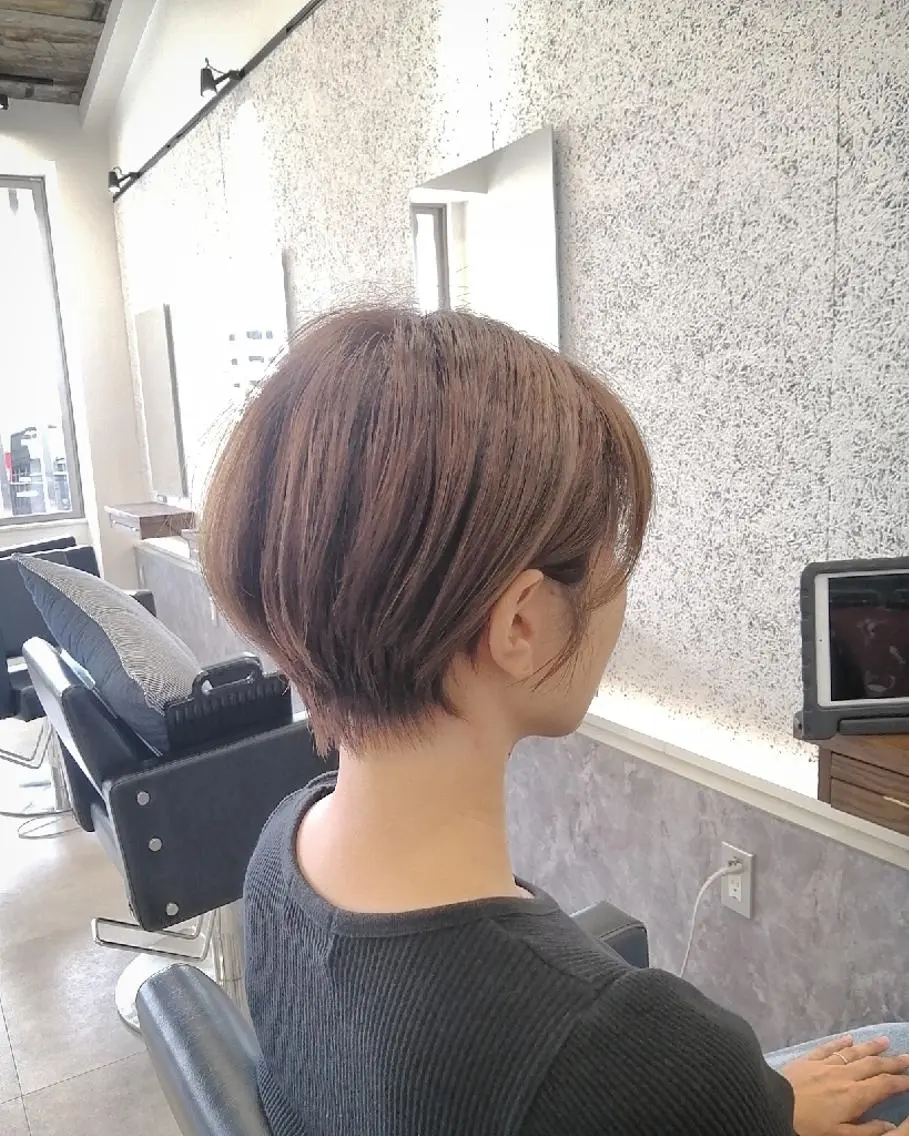 ショート カラー パーマ ヘアアレンジ メンズ ネイル キッズ マツエク・マツパ カット ヘアカラー トリートメント 6月オープン♪豊見城 Lodattu✁清水のヘアスタイル