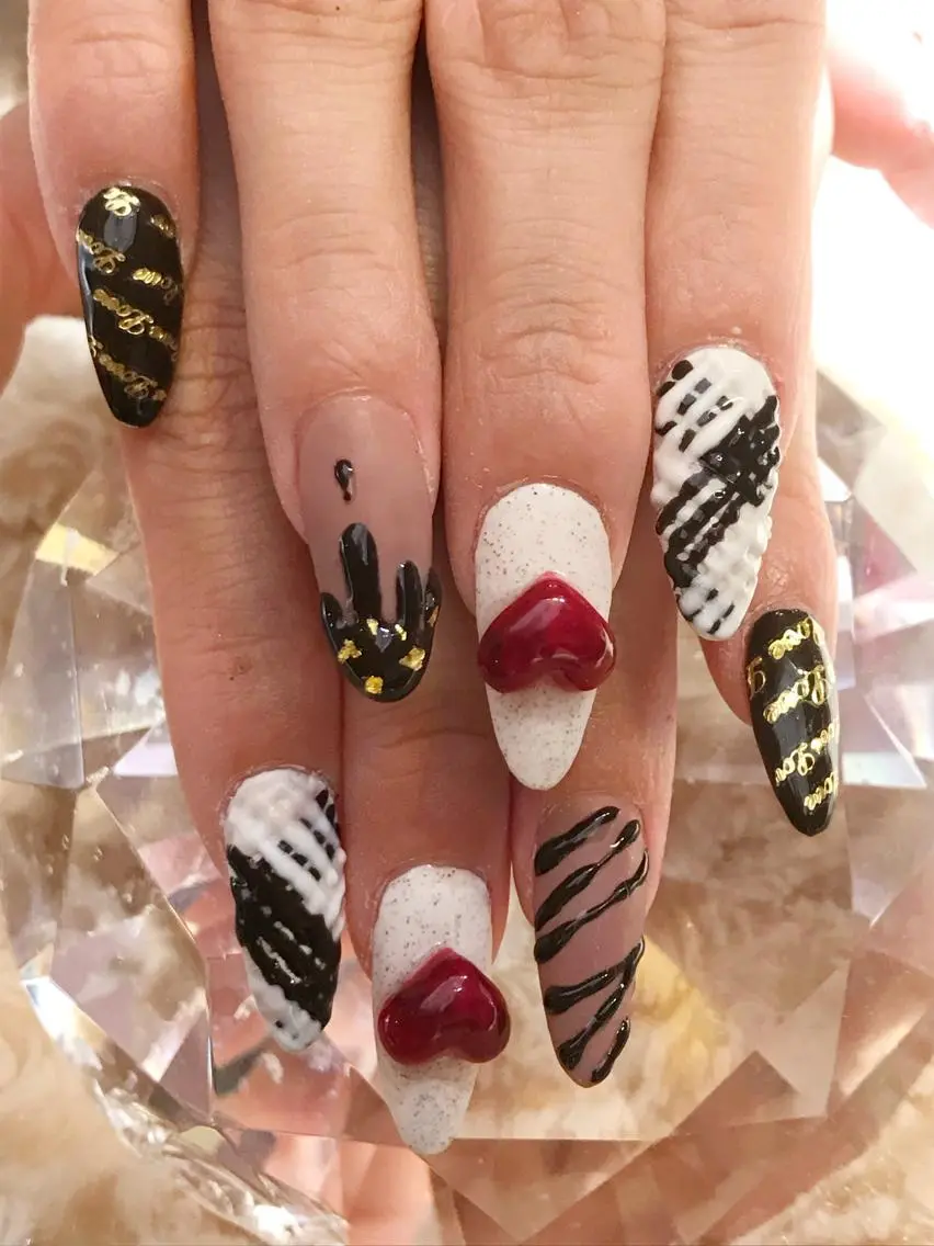 ネイル アートネイル スカルプネイル YUN 💅のネイルデザイン