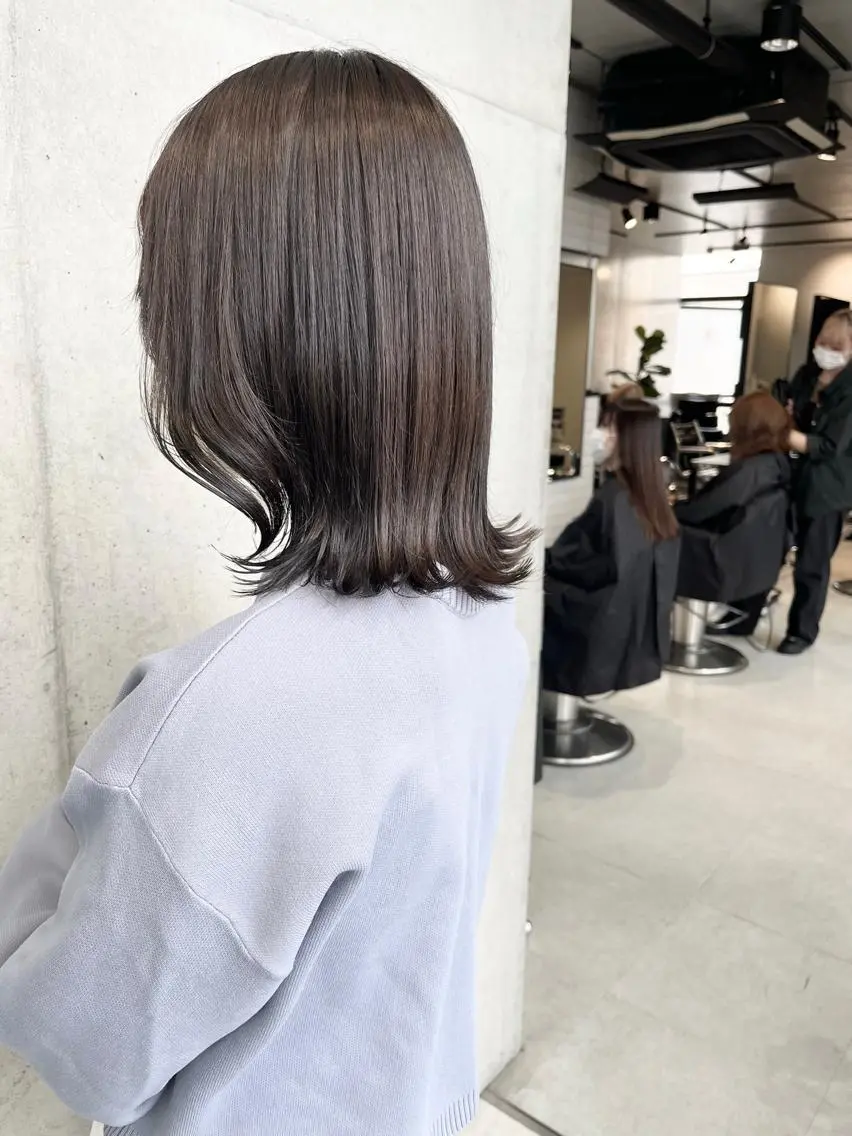 ショート カラー ヘアカラー トリートメント 透明感カラー✂︎ /縮毛矯正/YUKAのヘアスタイル