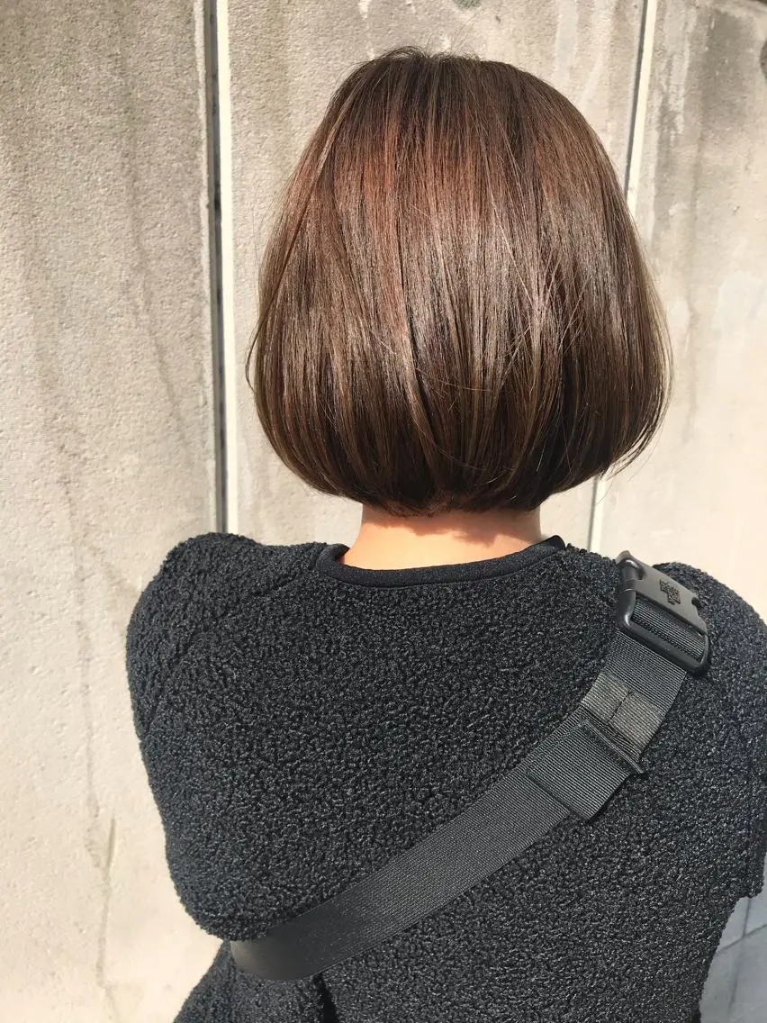ショート カット ヘアカラー トリートメント ayane⭐️ボブ・ ショート・パーマのヘアスタイル