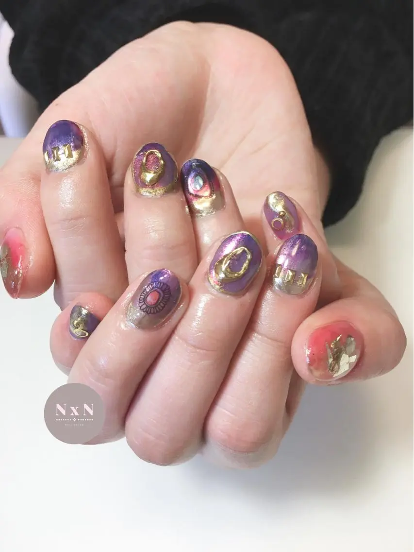 ネイル ジェルネイル ニュアンスネイル ぷっくりネイル nail salon N×Nのネイルデザイン