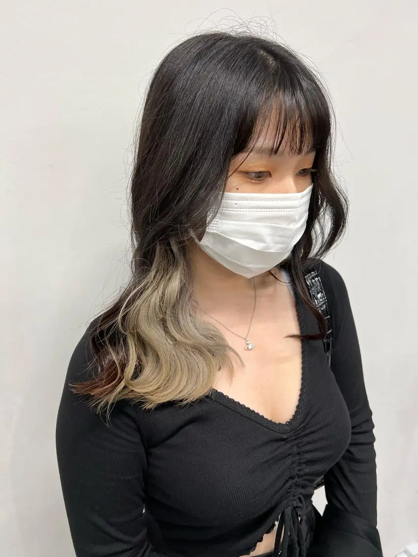 ミディアム カラー 韓流トレンドヘア 🎀RINAKO🎀のヘアスタイル