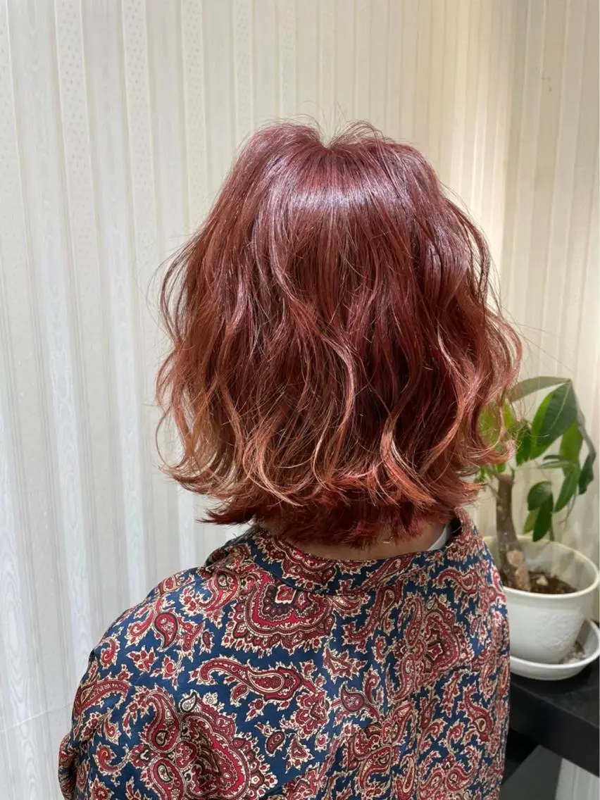 ミディアム パーマ ミディアムパーマ カット ヘアカラー パーマ 大谷 真祈/似合わせ /ハイライト玄人のヘアスタイル
