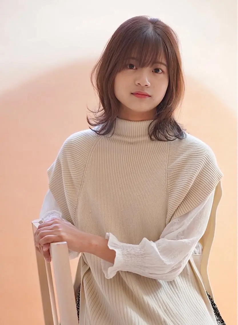 ミディアム 永野 良一のヘアスタイル