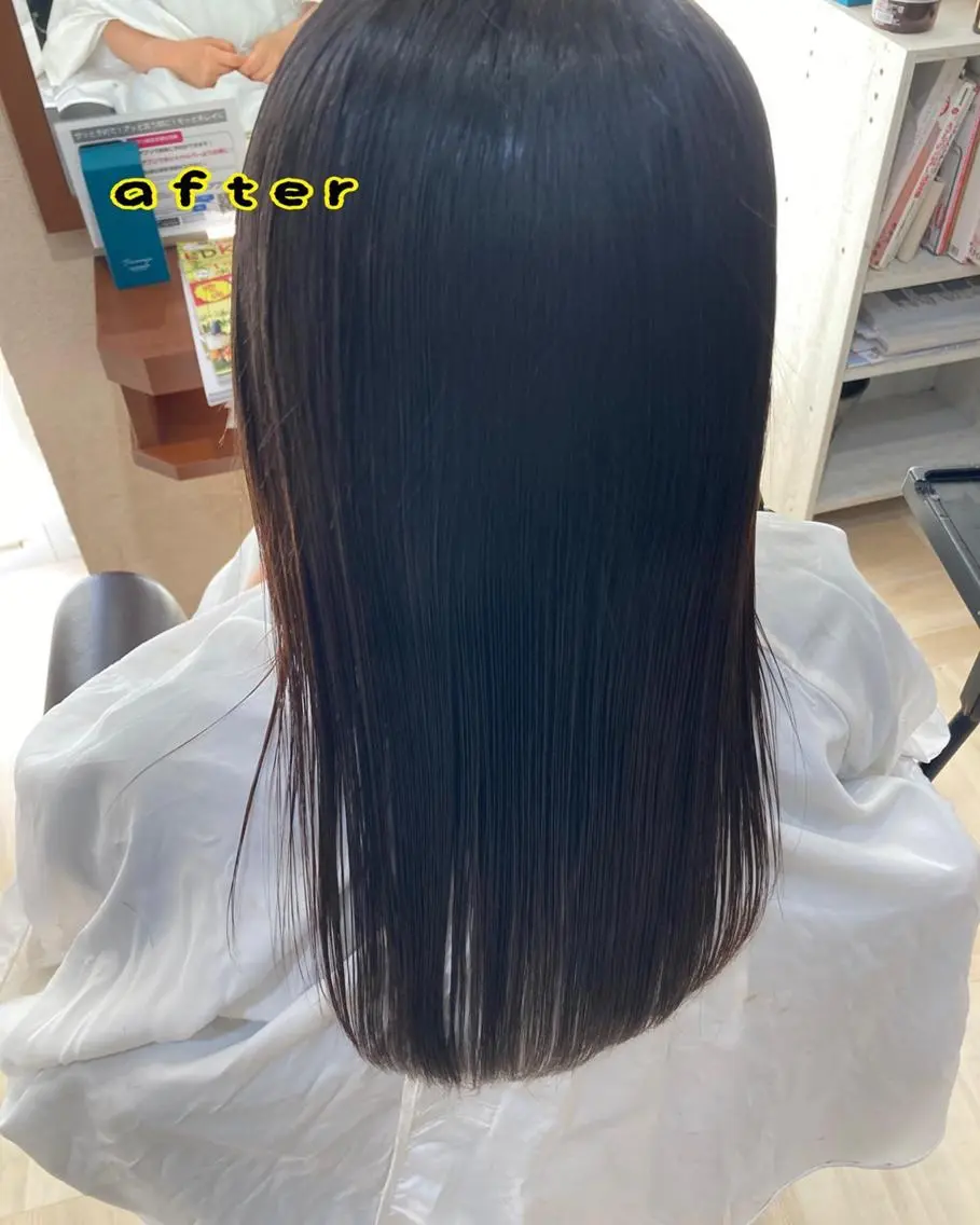 カラー 髪質改善 縮毛矯正 髪質改善/透明感 カラー/内藤有須加のヘアスタイル