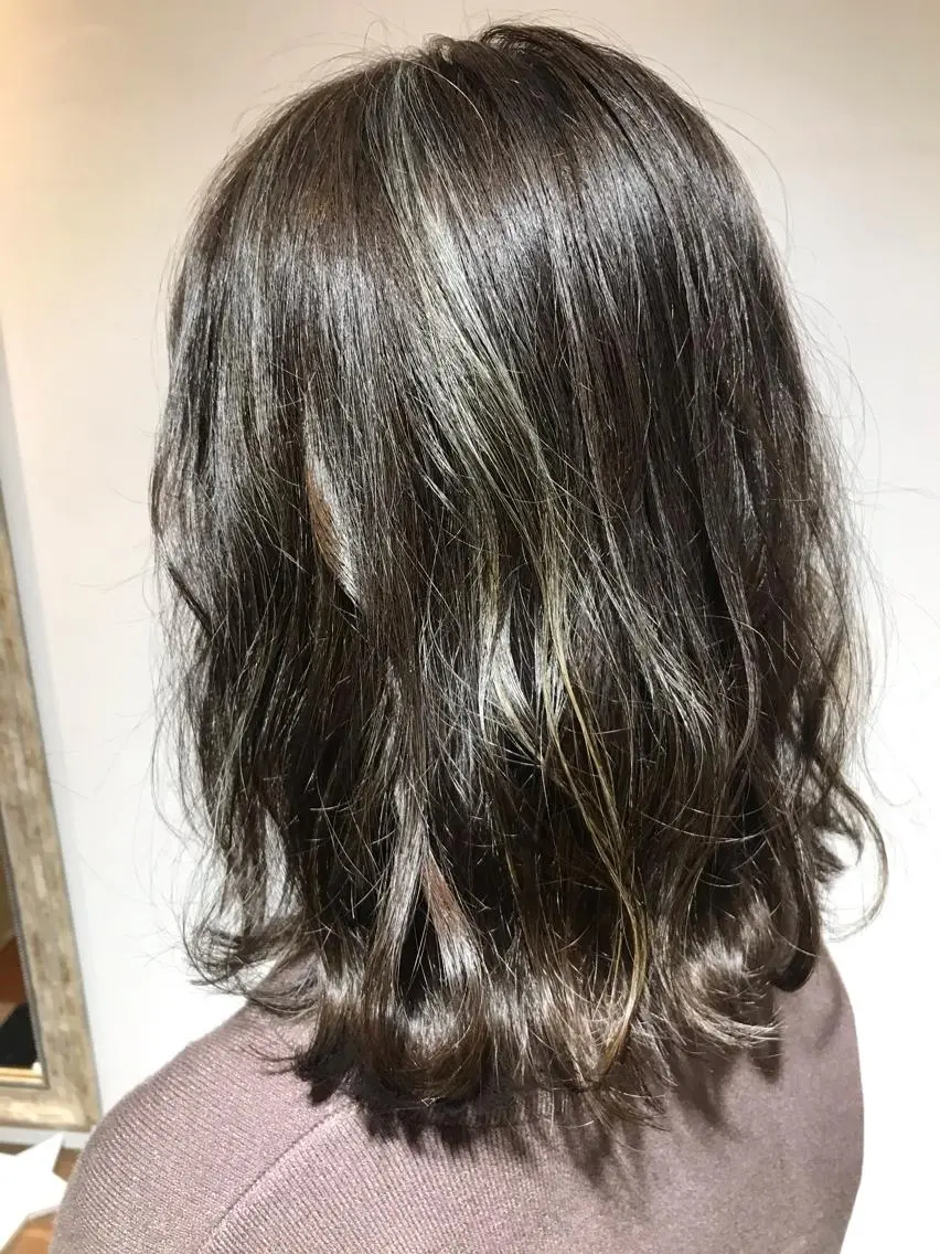 ミディアム ハイライト 渋谷 メンズヘア⭐️ タニグチヨシユキのヘアスタイル