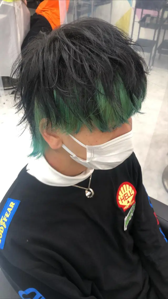 ミディアム パーマ ヘアアレンジ メンズ キッズ メンズ特化美容師 aiの眉毛・アイブロウイメージ