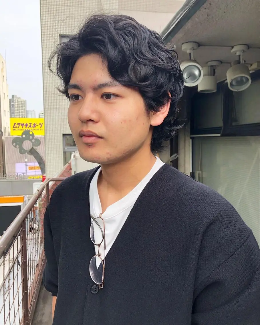 パーマ ヘアアレンジ メンズ メンズパーマ カット パーマ トリートメント ヘアセット メンズ特化✂️栗原 侑也のヘアスタイル
