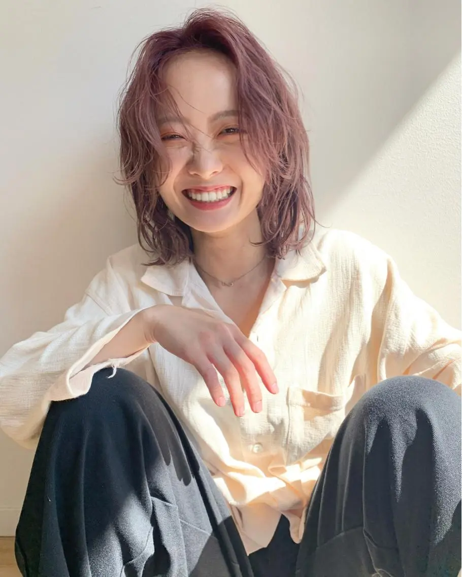 ミディアム 村澤 拓弥のヘアスタイル
