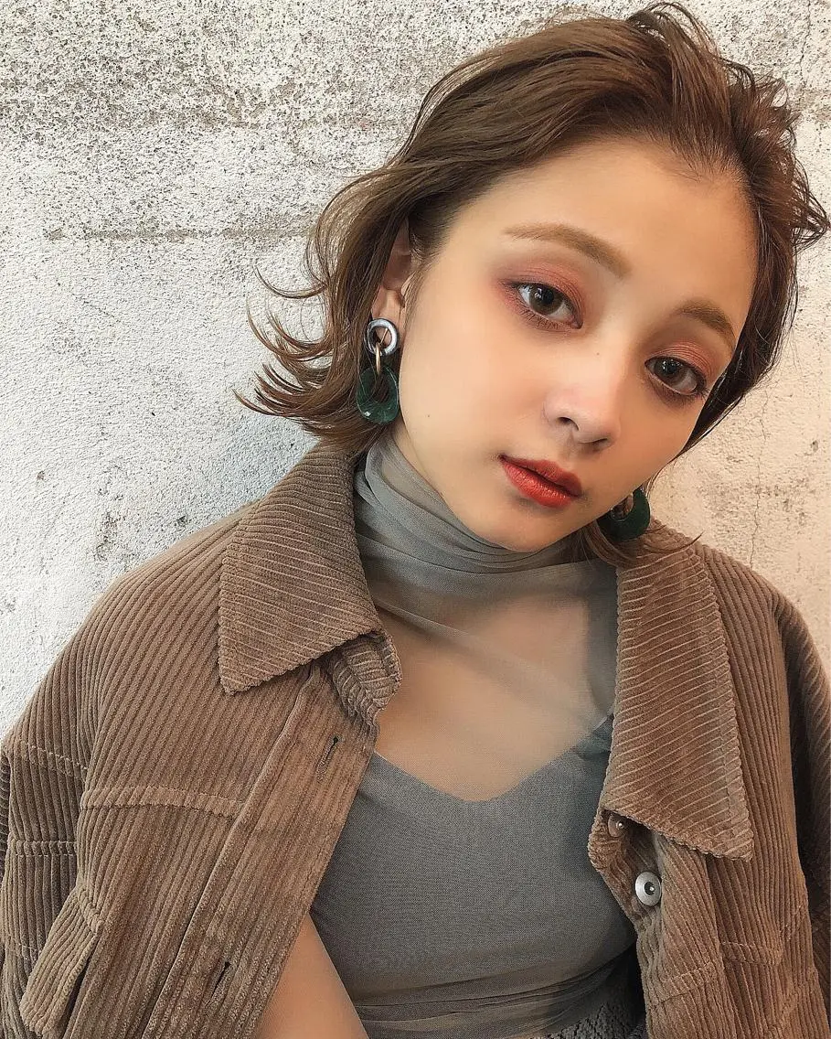 ショート カラー 🎀プルエクステ みまひかる🎀のヘアスタイル