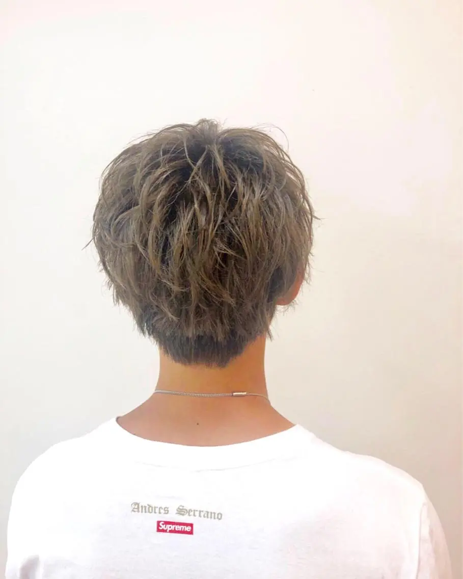 メンズ センターパート マッシュ メンズパーマ ツーブロック 🟦横浜駅メンズパー マ｜小上馬淳司🟦のヘアスタイル