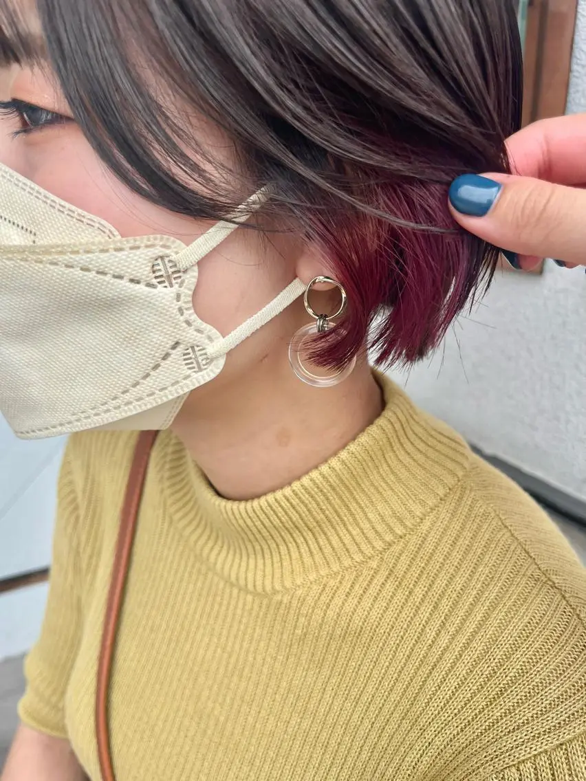 ショート カラー カット ヘアカラー トリートメント 🌼sunc HINAMI🌼のヘアスタイル