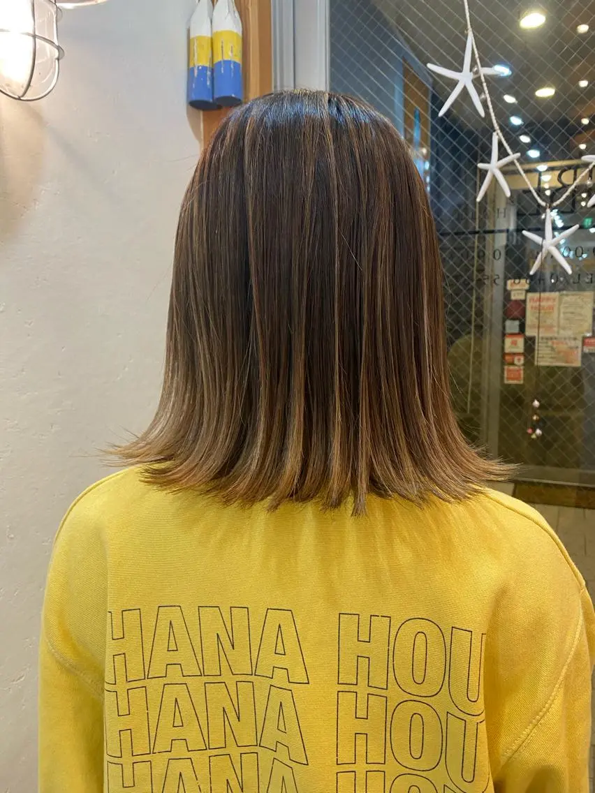 ミディアム カラー ヘアカラー トリートメント 🫧trym 🫧鎌田凌太のヘアスタイル