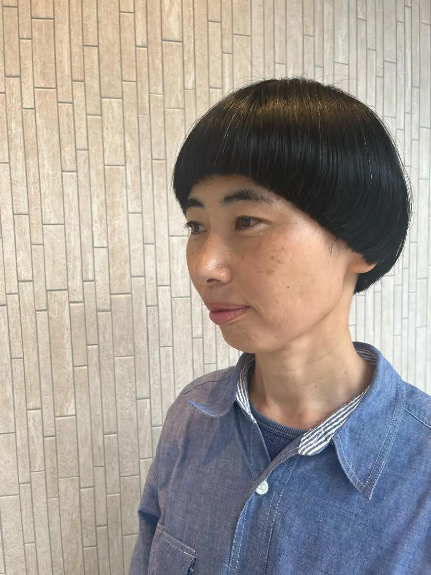 ショート Uo/透明感カラー /髪質改善のヘアスタイル