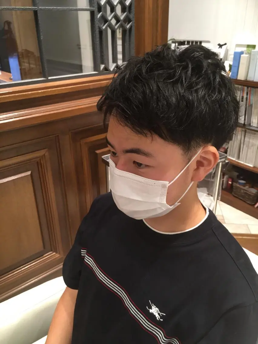 メンズ マッシュ ツーブロック Riant Meguのヘアスタイル