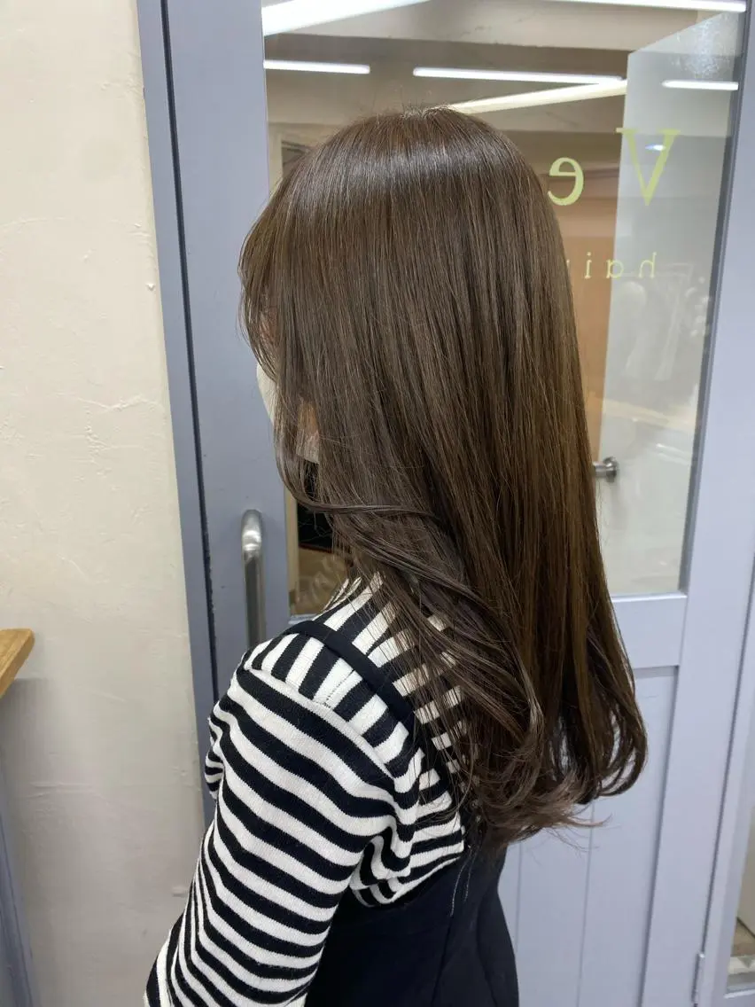 カラー レディースパーマ モデル募集RIKOのヘアスタイル