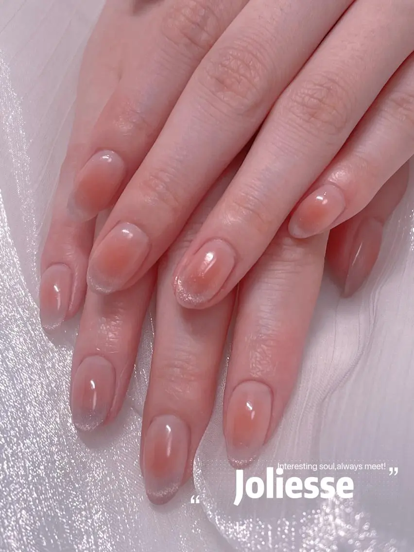 ネイル フレンチネイル マグネットネイル マグネットフレンチ Joliesse nail salonのネイルデザイン