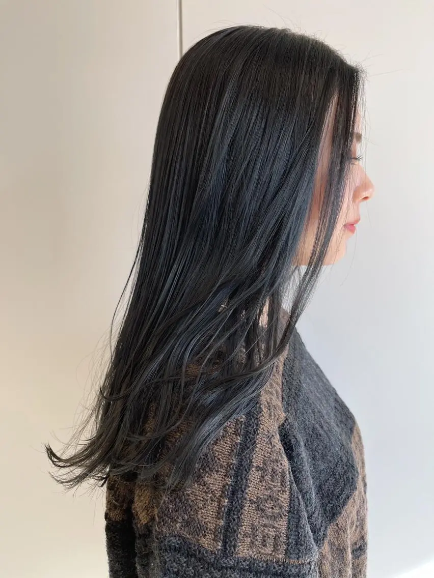 セミロング カラー アッシュ PAIR DAISUKEのヘアスタイル