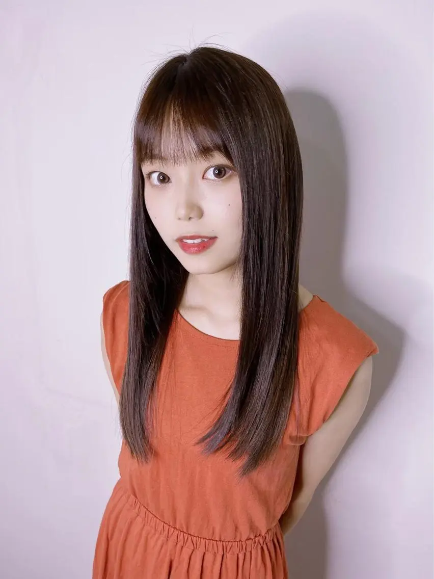 ロング 縮毛矯正 オリーブ南森町店 タニモトのヘアスタイル