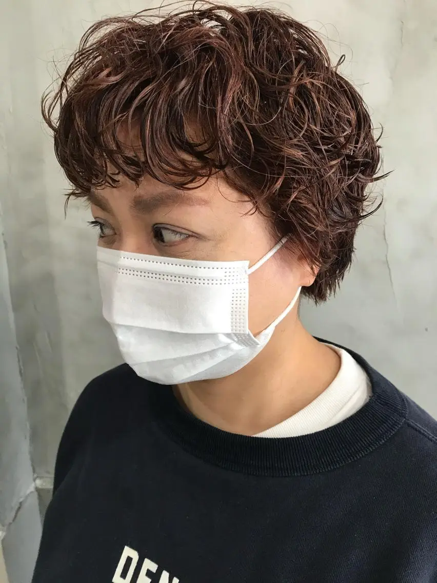 ショート ショートヘア カット パーマ トリートメント ayane⭐️ボブ・ ショート・パーマのヘアスタイル
