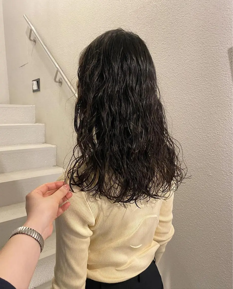 ロング パーマ ロング トリートメント 🌿ボブ パーマ高橋啓太🌿のヘアスタイル