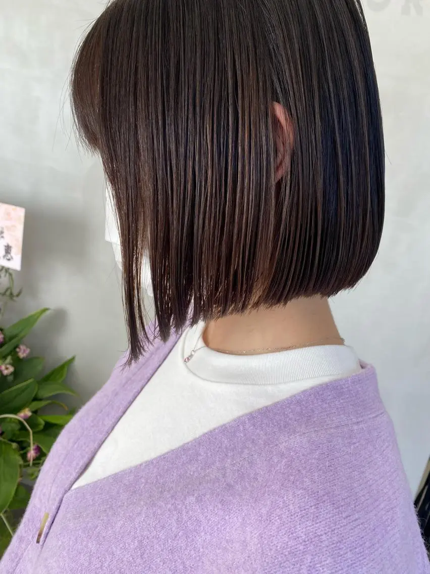 ショート カラー ボブ ショートヘア カット ヘアカラー トリートメント 谷合 貴志のヘアスタイル