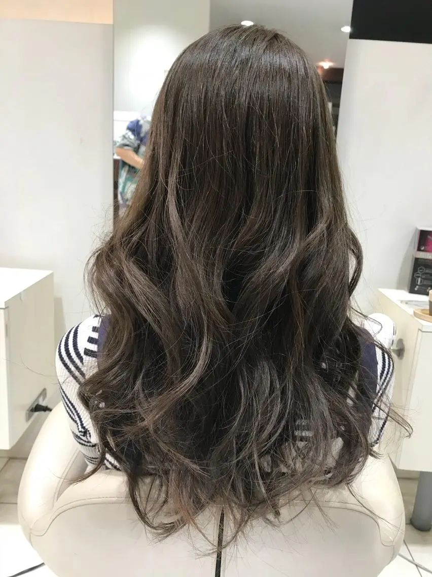 ロング カラー ハイライトカラー オレンジ ハイライト ケンジアネッタ Men'sのヘアスタイル