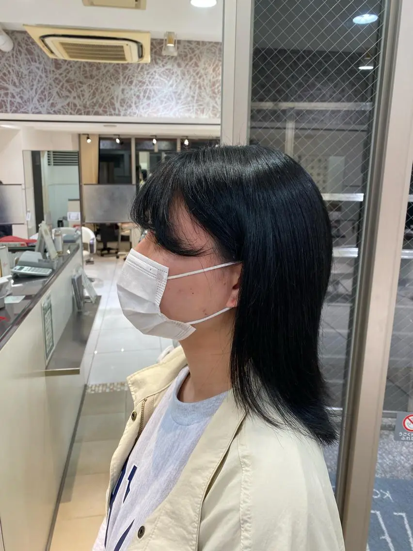 セミロング カラー カット ヘアカラー トリートメント Aujuaソムリエ ❤️‍🔥今吉 晃太のヘアスタイル