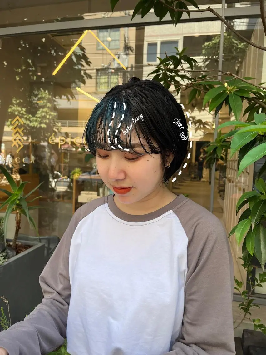 ショート カラー 韓国好き🇰🇷 美容師MIKUのヘアスタイル
