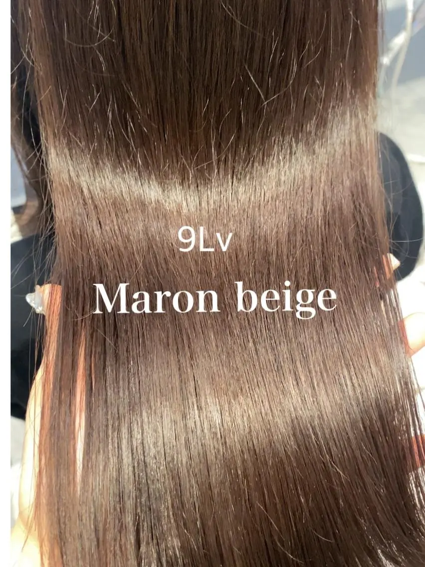 ミディアム カラー パーマ ヘアアレンジ ブリーチ ブリーチなしカラー 小野寺瑞希 /最小顔カットのヘアスタイル