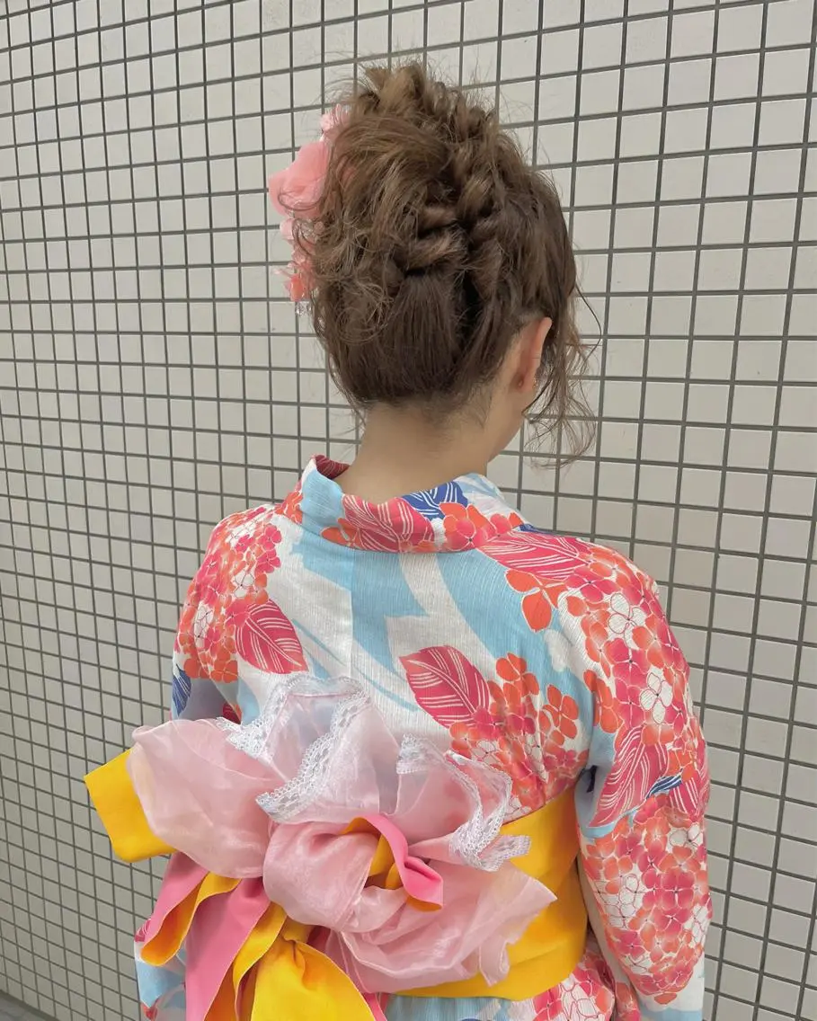 セミロング ヘアアレンジ 着付け あんざき みわのその他イメージ