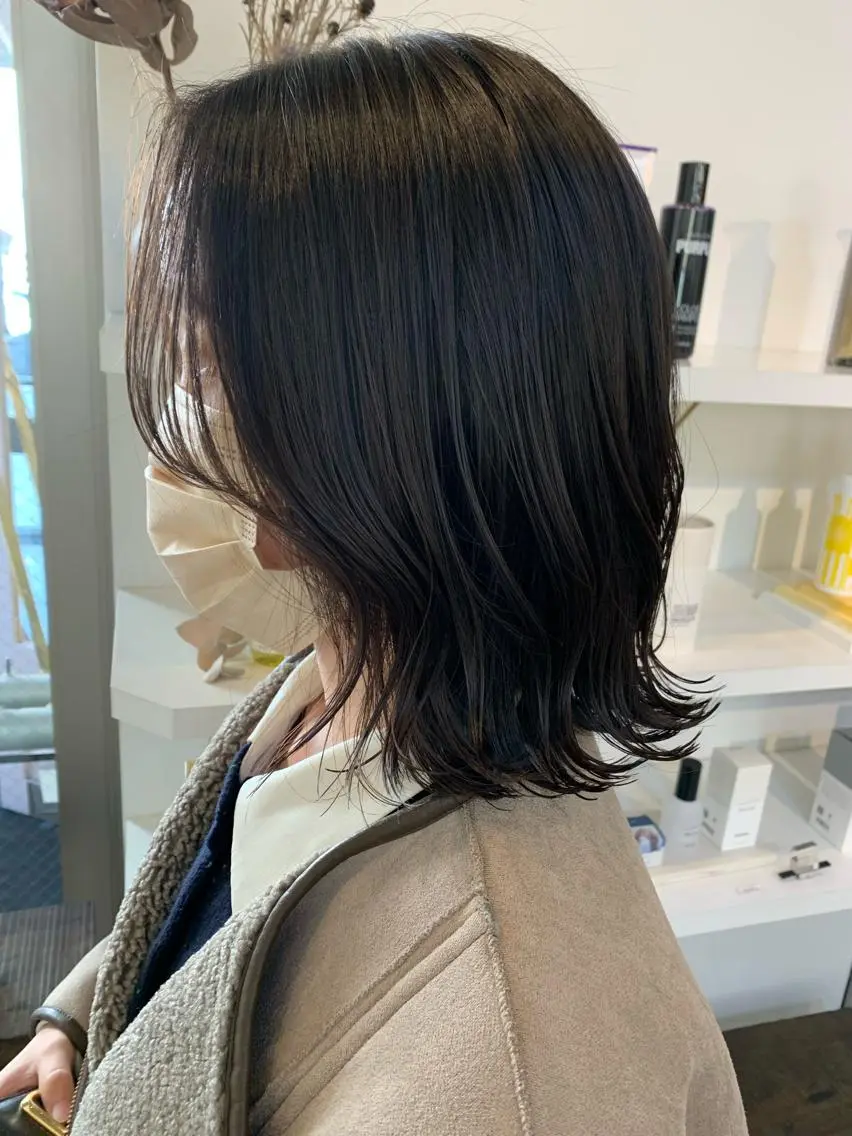 ミディアム 髪質改善 トリートメント トリートメント 明治神宮前 NANAMIのヘアスタイル
