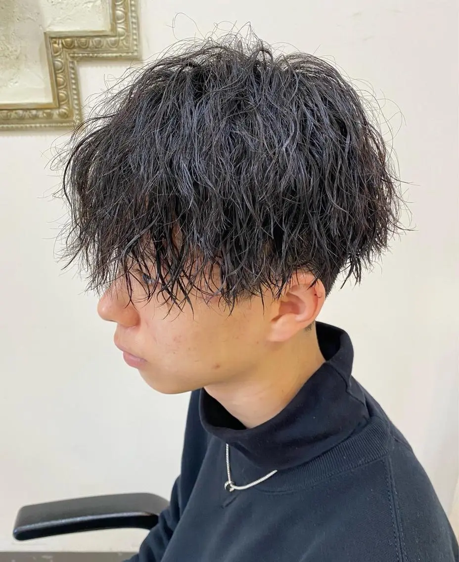 パーマ メンズ カット パーマ 年間2000名担当◎ パーマ職人/仲原佑樹のヘアスタイル