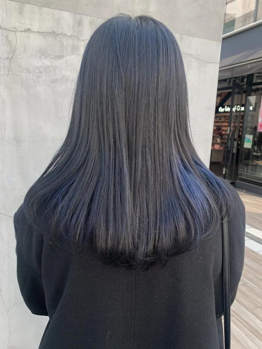 セミロング カラー ヘアアレンジ ヘアカラー トリートメント yuka .のヘアスタイル