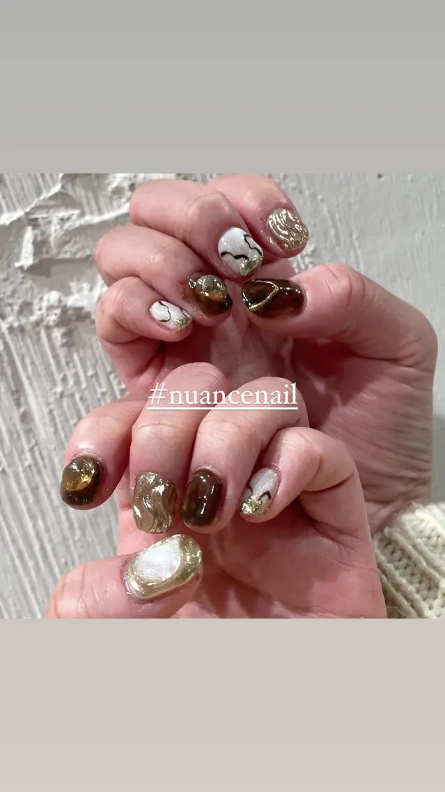 ネイル ニュアンスネイル ハンドネイル 淡色ネイル 🎀moeのネイルデザイン