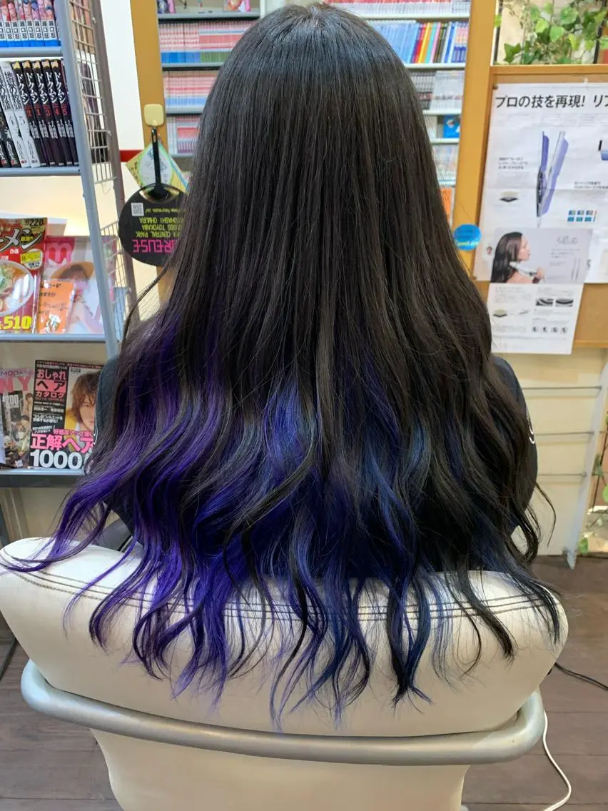 ロング ヘアカラー たけい ゆうきのヘアスタイル