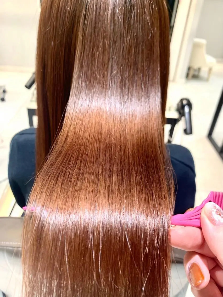 ミディアム カラー パーマ メンズ キッズ 髪質改善 トリートメント 酸熱トリートメント カット ヘアカラー トリートメント 酸熱トリートメント/ 髪質改善🌟玉井香奈のヘアスタイル