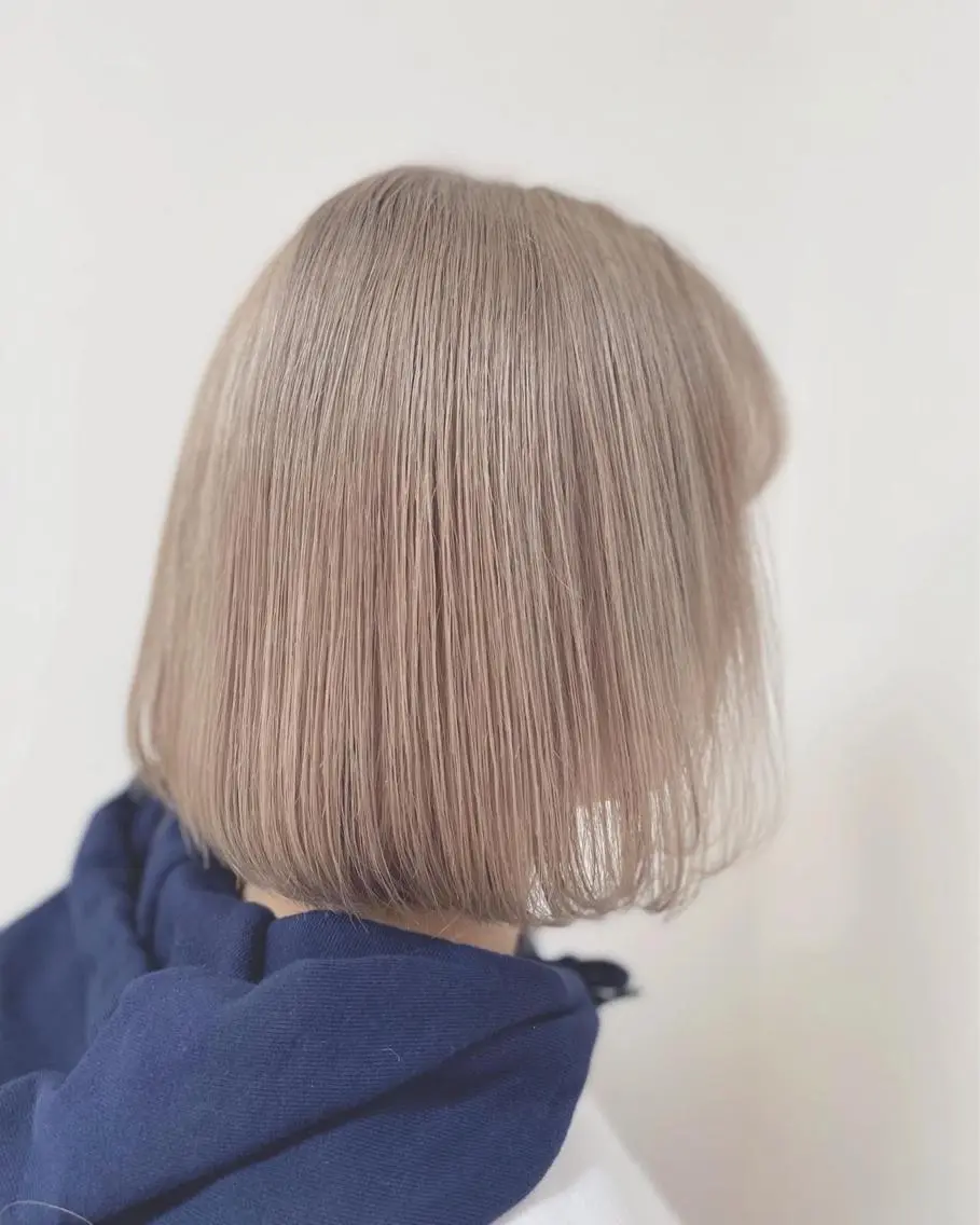 ミディアム カラー ブリーチ 💛🤍U too e’s /店長🧸のヘアスタイル
