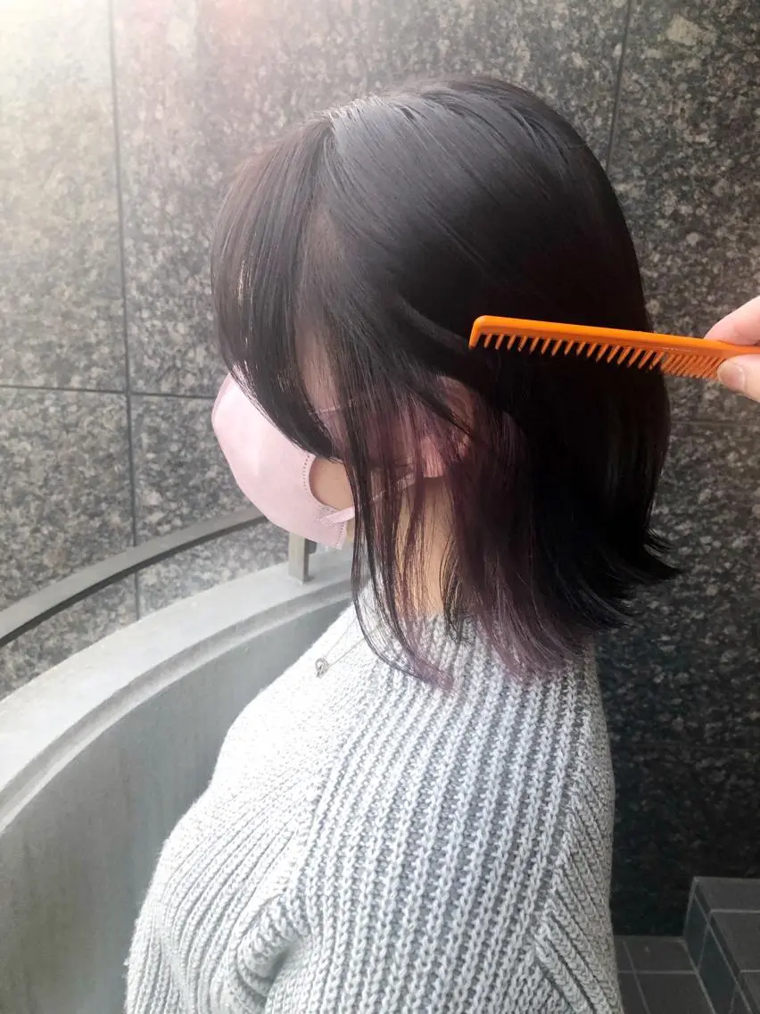 ミディアム カラーアンドケアリタ kitamuuuのヘアスタイル