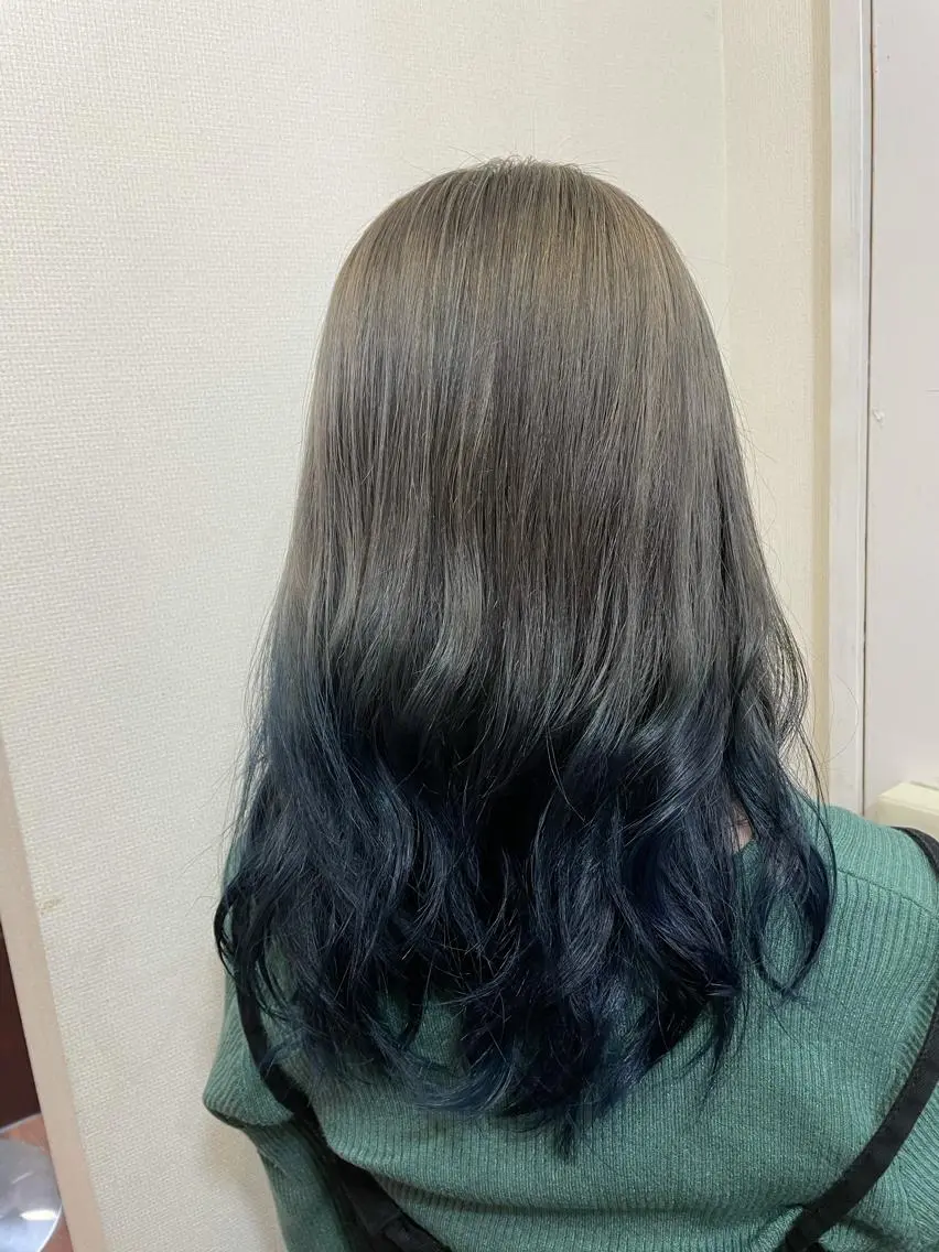 セミロング ヘアカラー トリートメント 縮毛矯正の達人 ☆ 松本のヘアスタイル