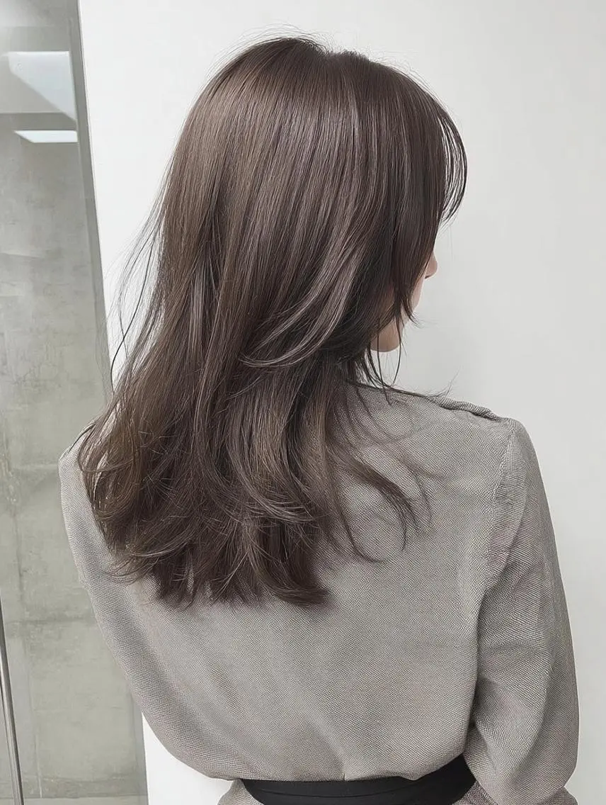 ミディアム カット ブリーチ×レイヤー Hiroto/表参道のヘアスタイル