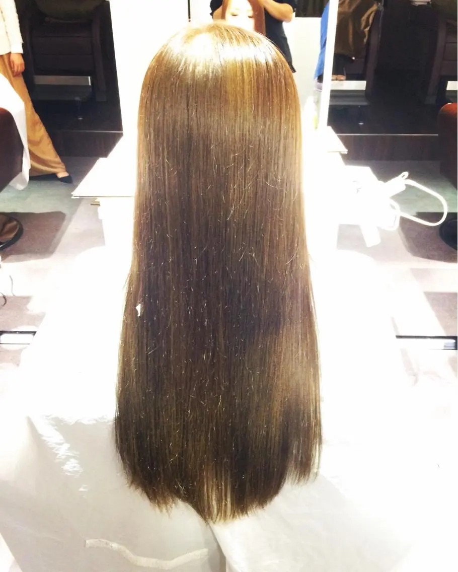ロング カラー CHAINON 近鉄奈良店のヘアスタイル
