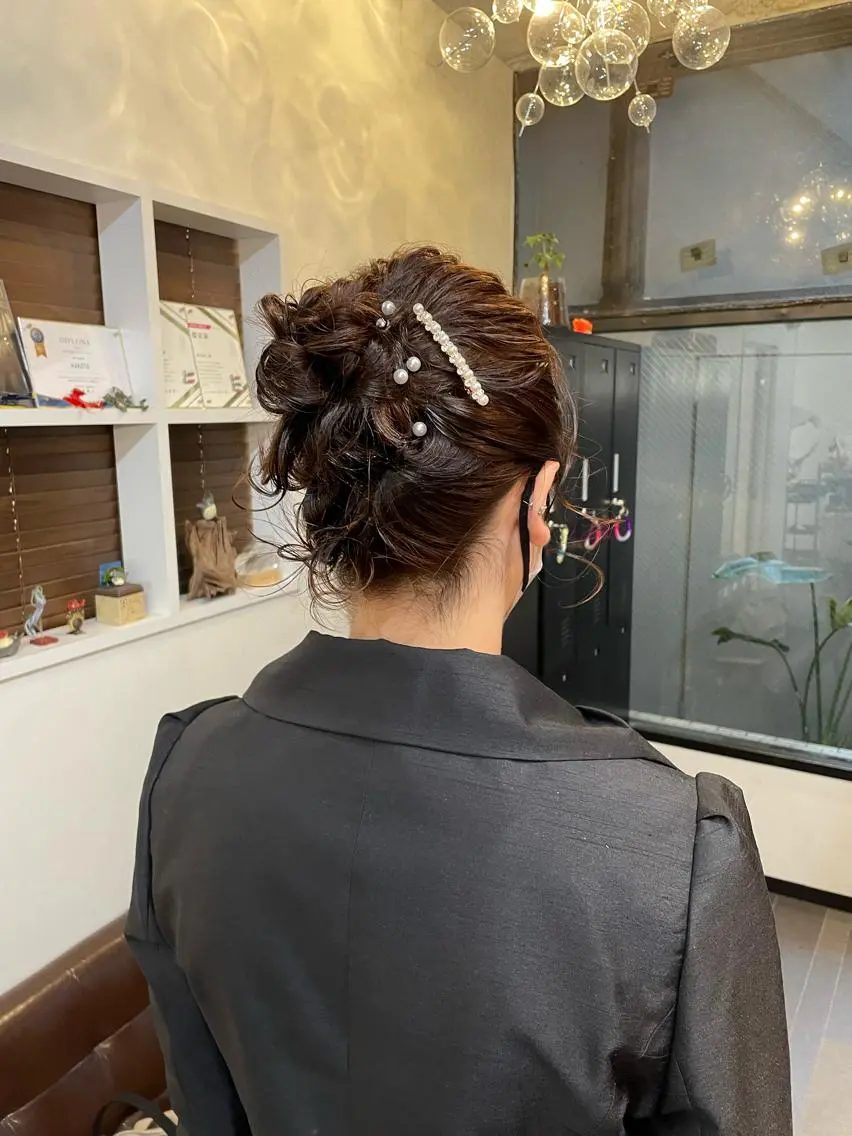 ミディアム ヘアアレンジ layer cut 店長/MIKUのその他イメージ