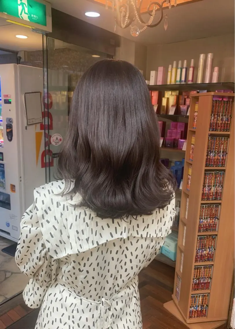 ミディアム カラー ベージュカラー ラベンダーカラー ラベンダーベージュ 矢野 晃平のヘアスタイル