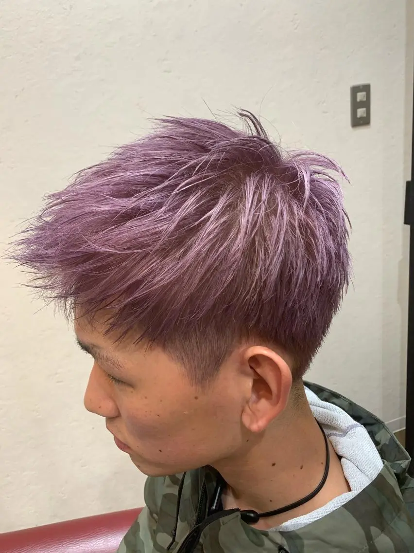 ショート カラー ヘアカラー トリートメント 天野 開のヘアスタイル