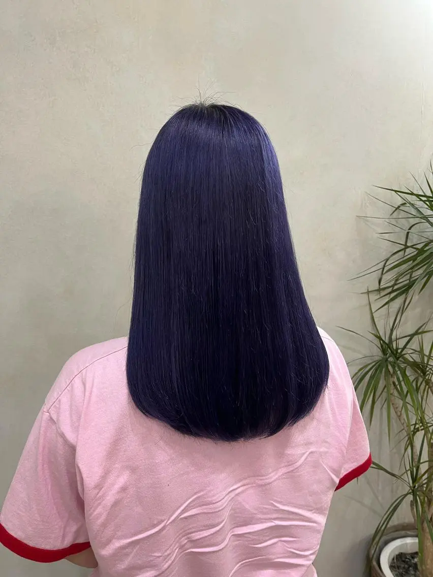 ロング カラー 佐藤 雅のヘアスタイル
