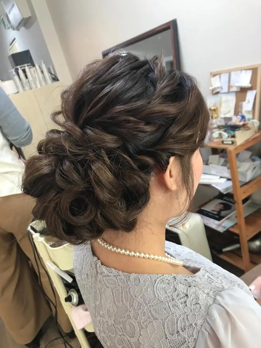 ロング ヘアアレンジ 早朝✨ヘアセット 着付け/清水玲歌のヘアスタイル