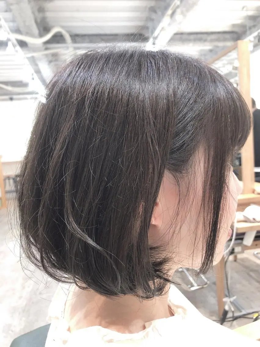 ショート パーマ ショートボブ ボブ ショートヘア カット パーマ トリートメント 菊池 貢平のヘアスタイル