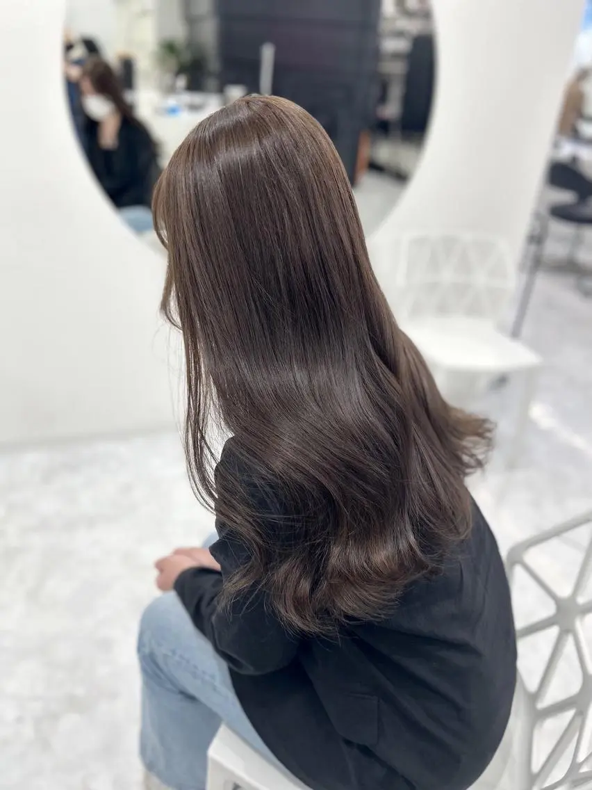 カラー ロング カット ヘアカラー トリートメント ヘッドスパ ヘアセット 公式🎠LAND 池袋店🎠のヘアスタイル